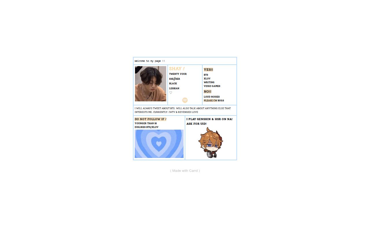 Carrd profile picture for @legends